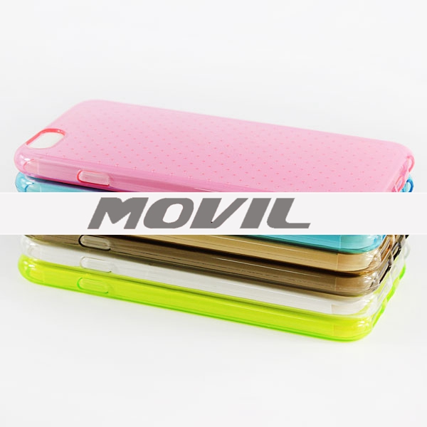 NP-1860 Transparente tpu funda para iPhone  6-14